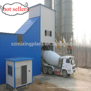 Super HZS60 Dry mixing plant of 100ton cement steel silo